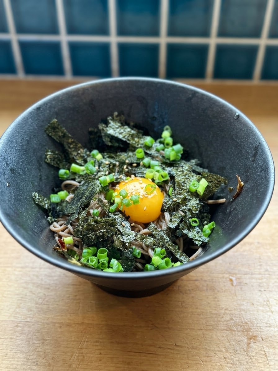 パクチーラー油蕎麦